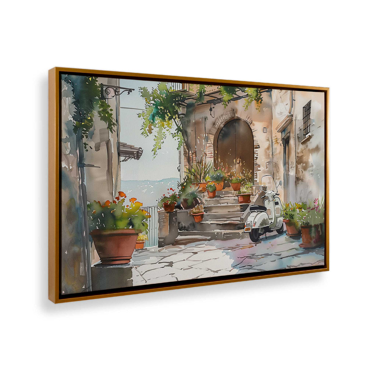 [Color:Polished Gold], Picture of the corner of the art