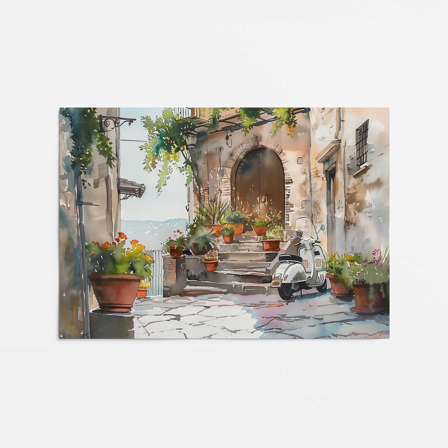 [Color:Rolled Print], Picture of close up of art