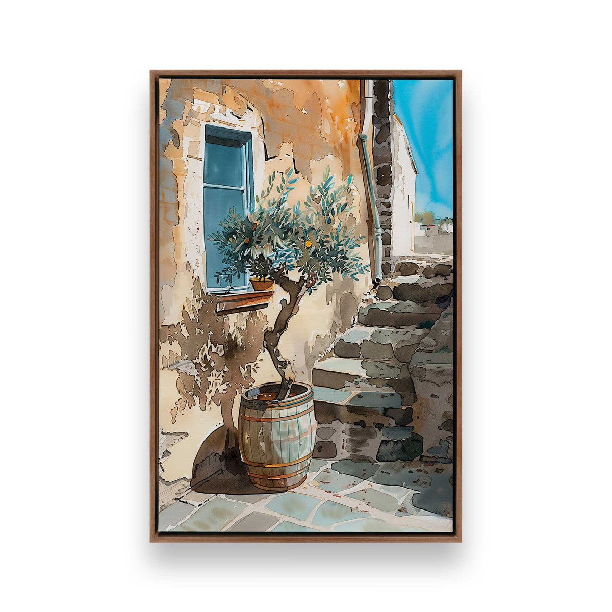 [Color:Walnut], Picture of art in a Walnut frame