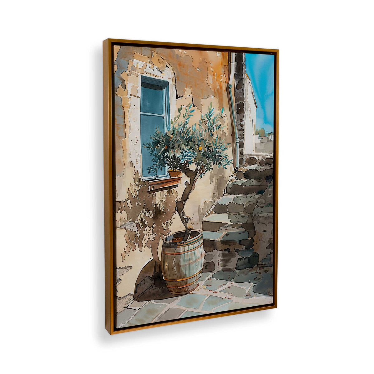 [Color:Polished Gold], Picture of the corner of the art