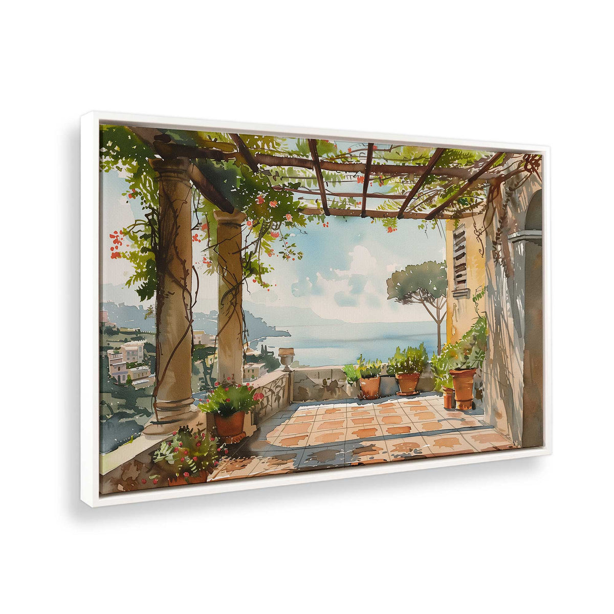 [Color:Opaque White], Picture of the corner of the art