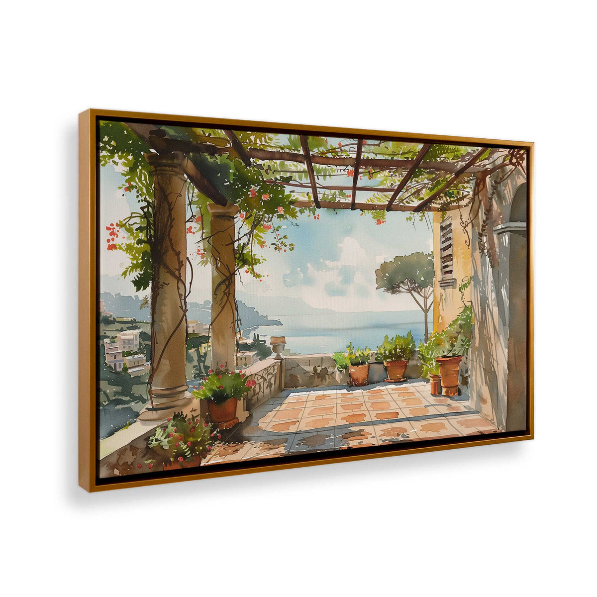 [Color:Polished Gold], Picture of the corner of the art