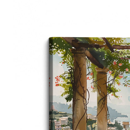 [Color:Stretched Canvas], Picture of the corner of the art