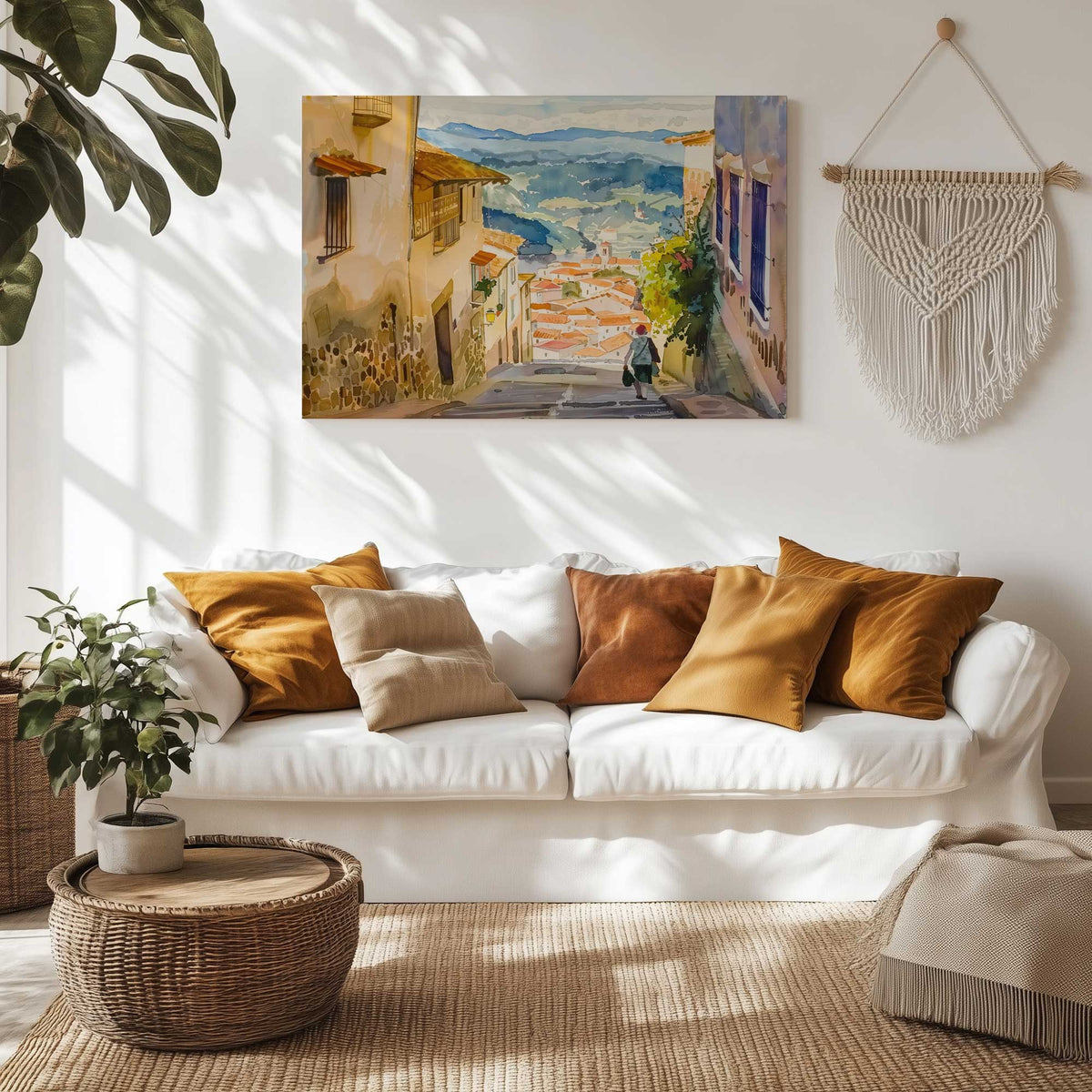 Picture of art in a room