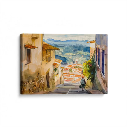 [Color:Stretched Canvas], Picture of art at an angle