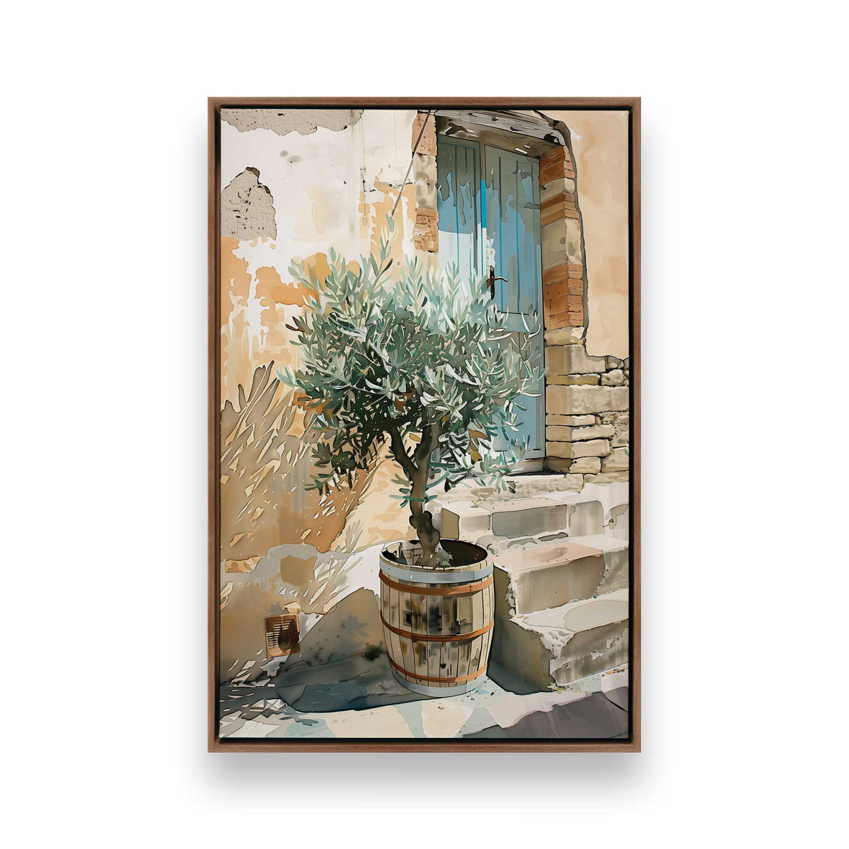 [Color:Walnut], Picture of art in a Walnut frame