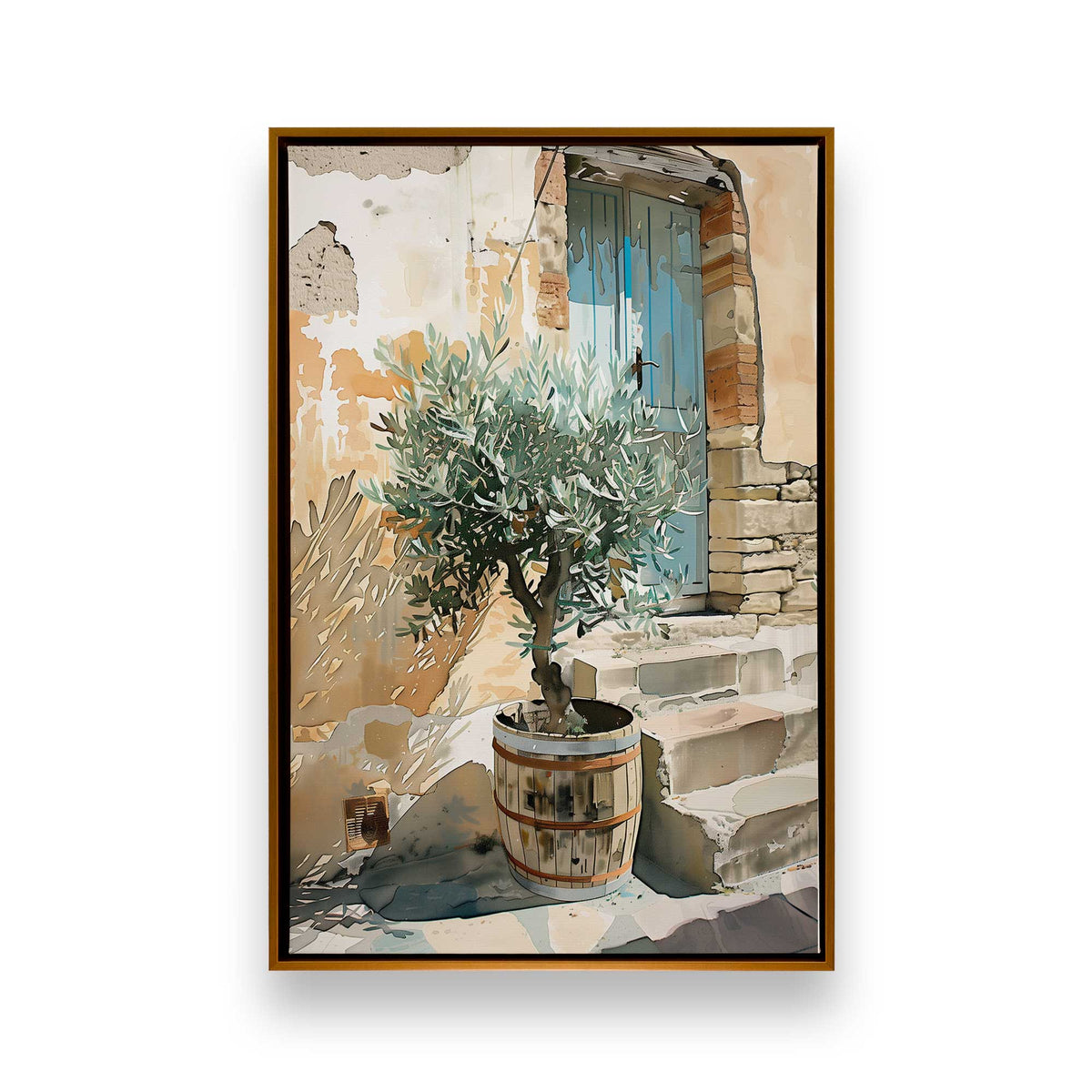 [Color:Polished Gold], Picture of art in a Polished Gold frame