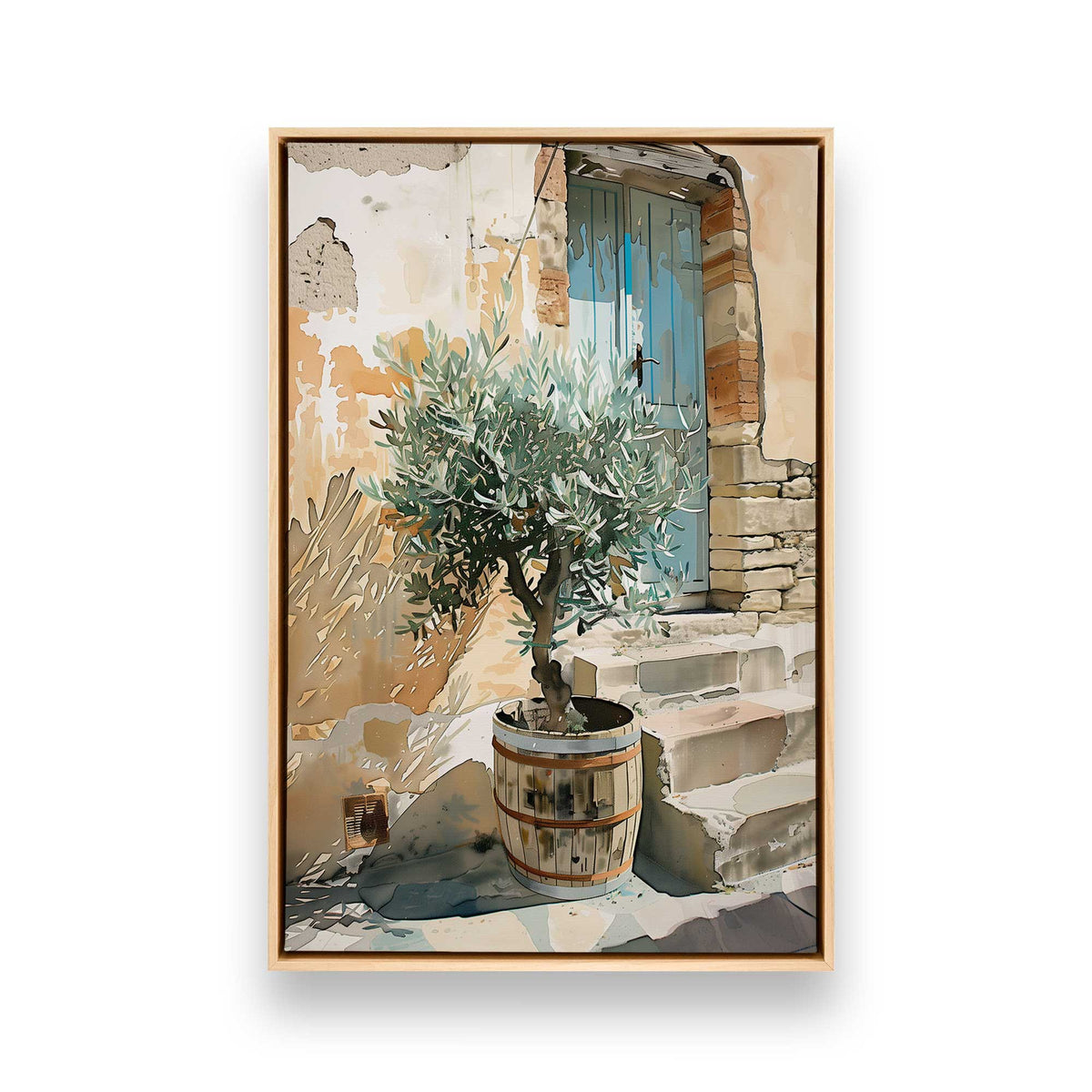 [Color:American Maple], Picture of art in a American Maple frame