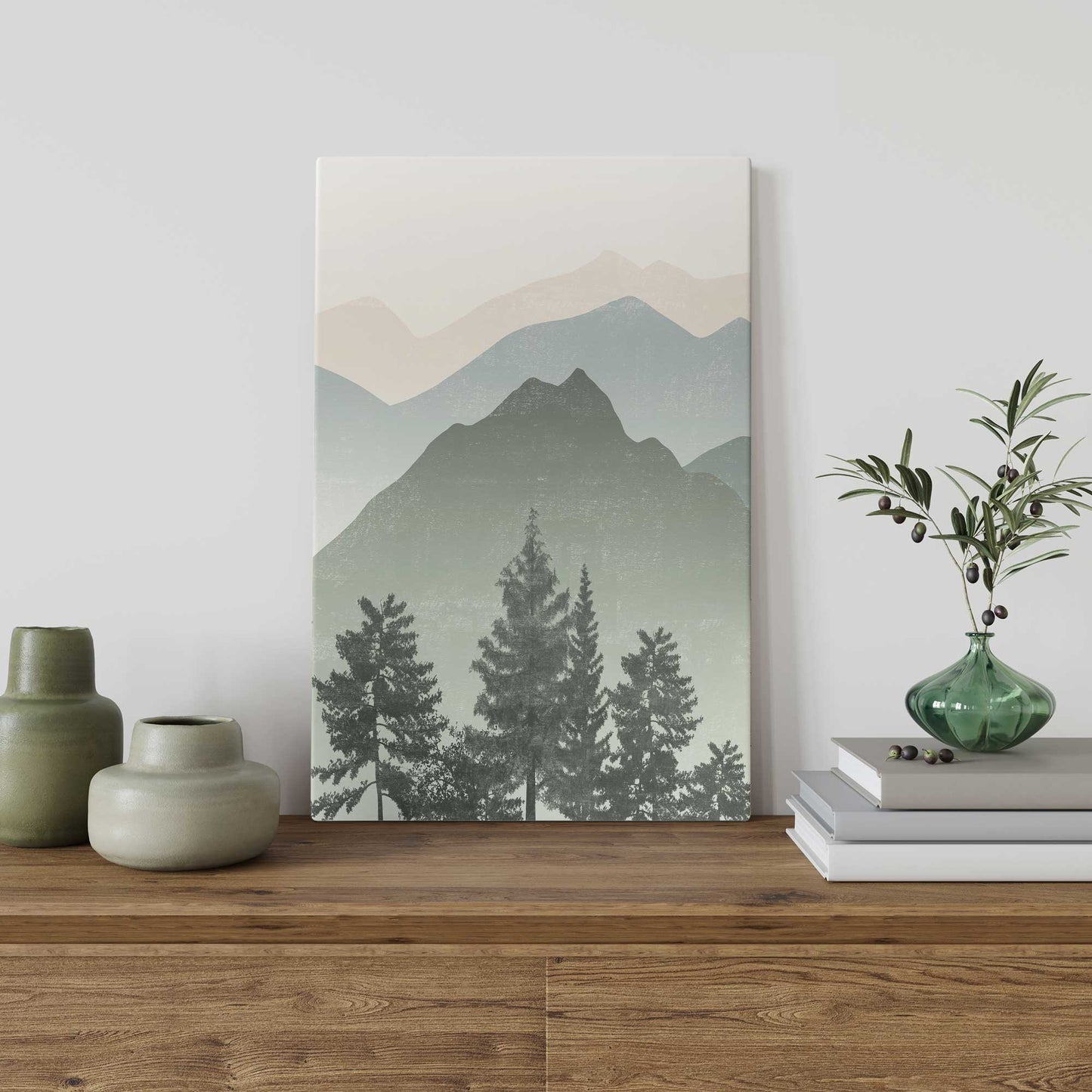 [color:Stretched Canvas], Picture of art on wall