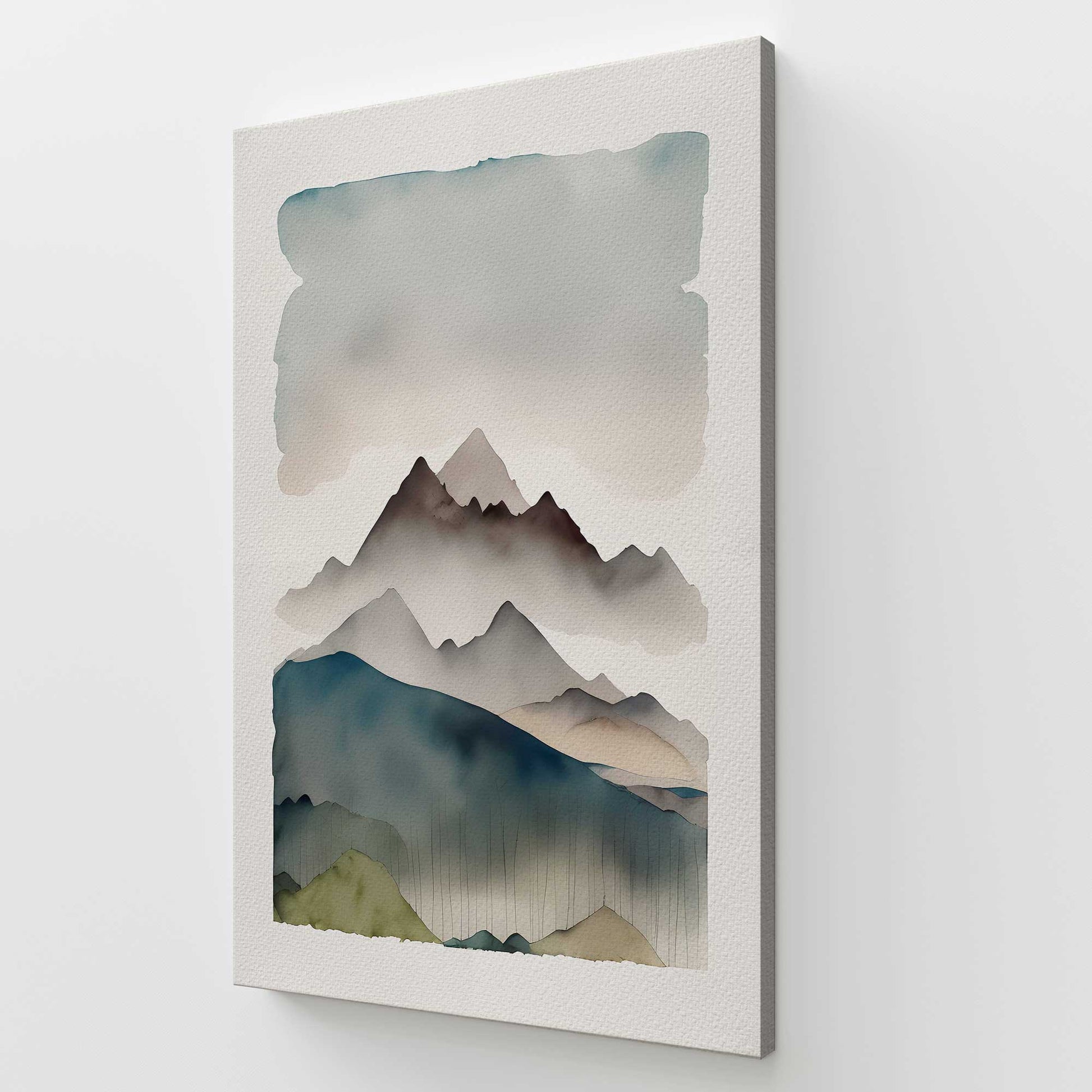 [Color:Stretched Canvas], Picture of art at an angle