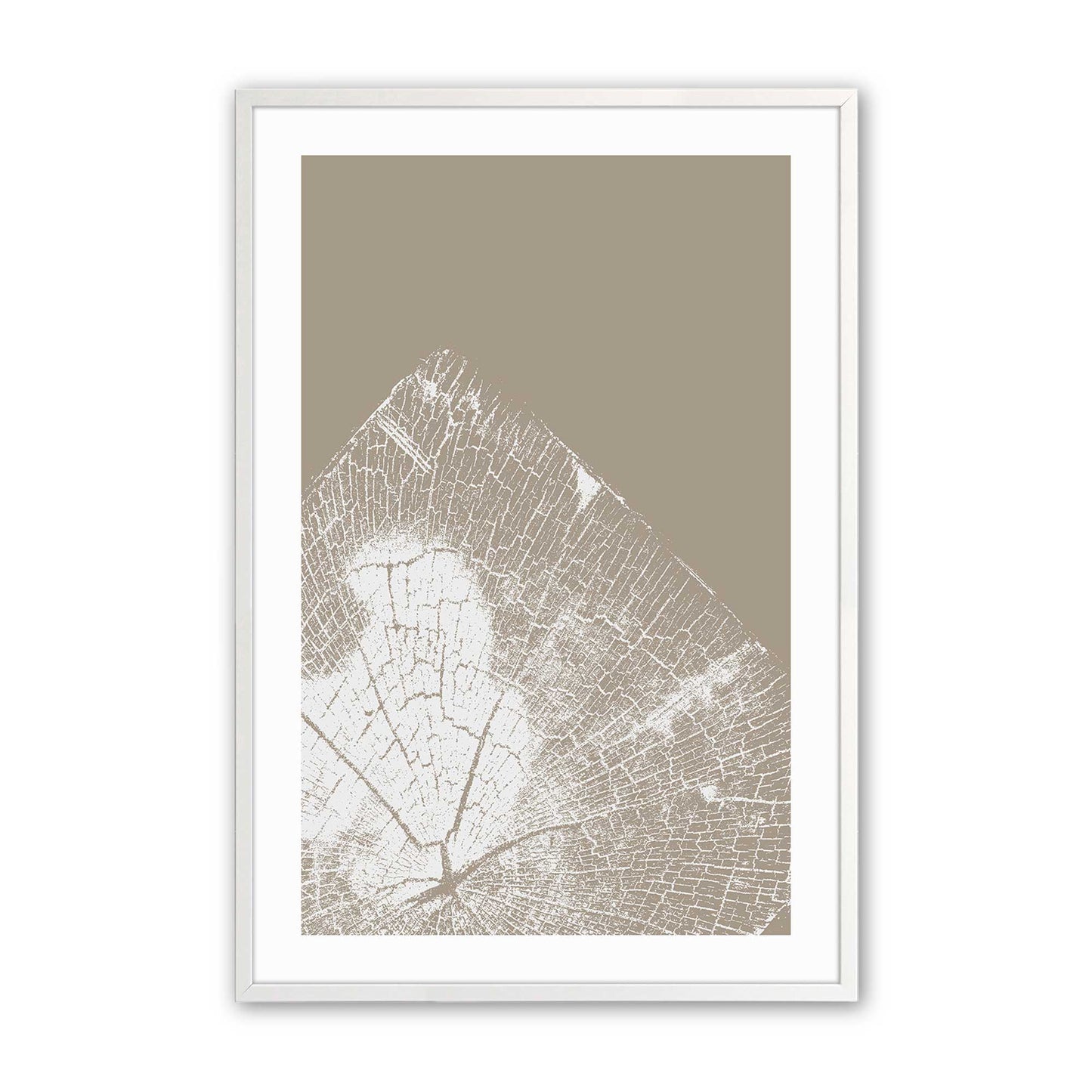 [Color:Opaque White], Picture of art in a Opaque White frame