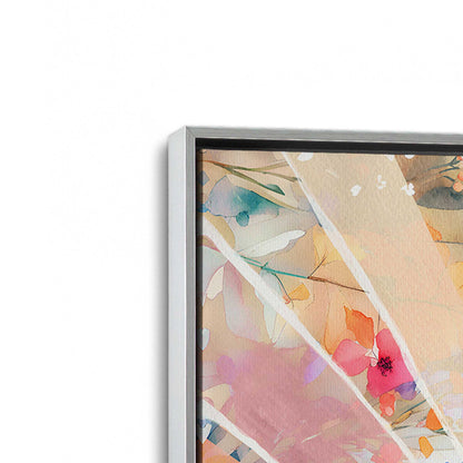 [Color:Polished Chrome], Picture of art in a Polished Chrome frame at an angle