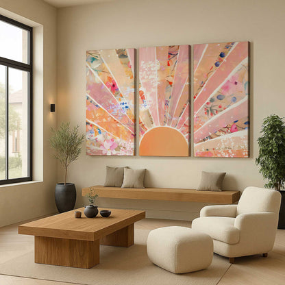 [Color:Stretched Canvas], Picture of art in a room