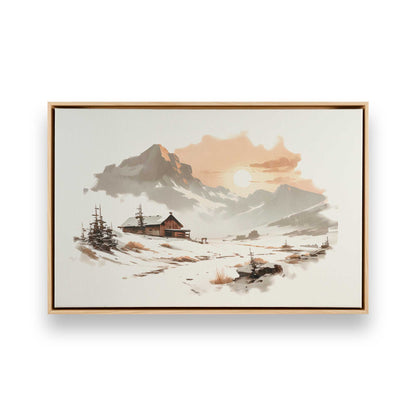 [Color:American Maple], Picture of art in a American Maple frame