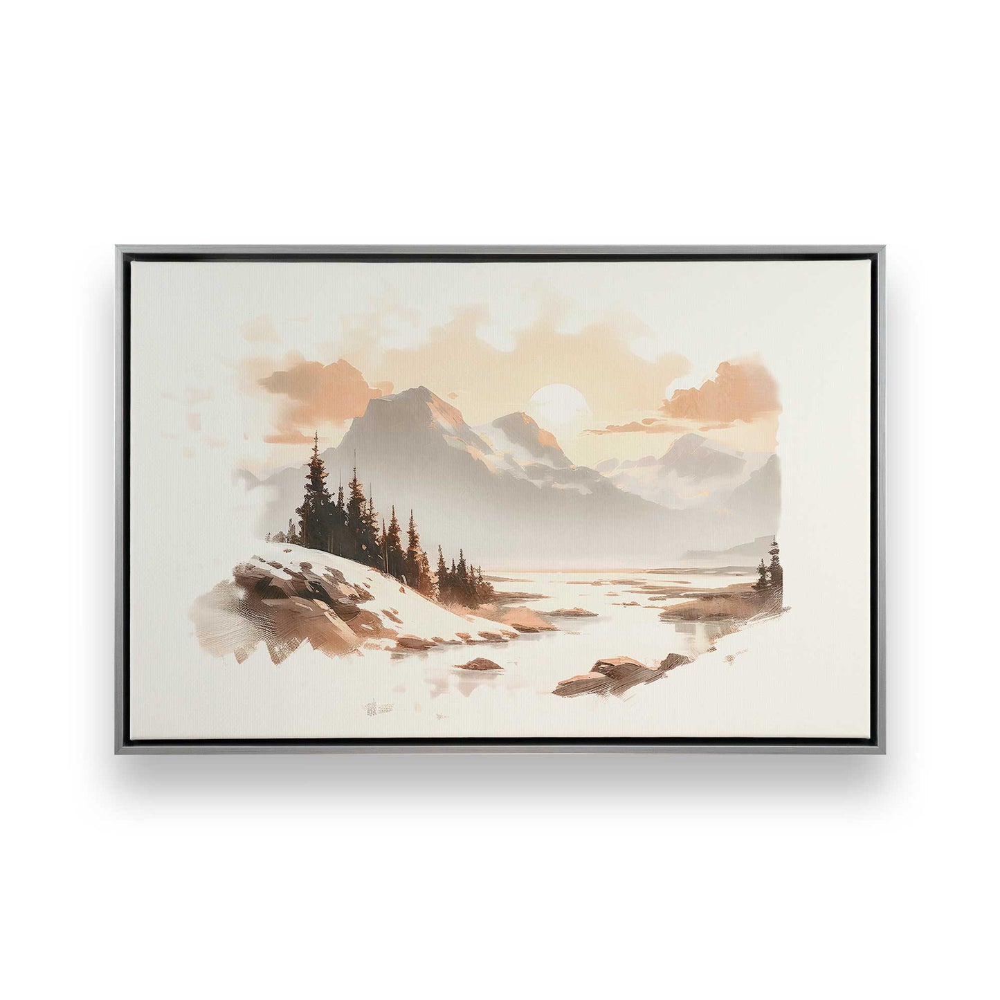 [Color:Polished Chrome], Picture of art in a Polished Chrome frame