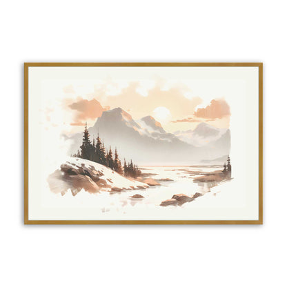 [Color:Polished Gold], Picture of art in a Polished Gold frame