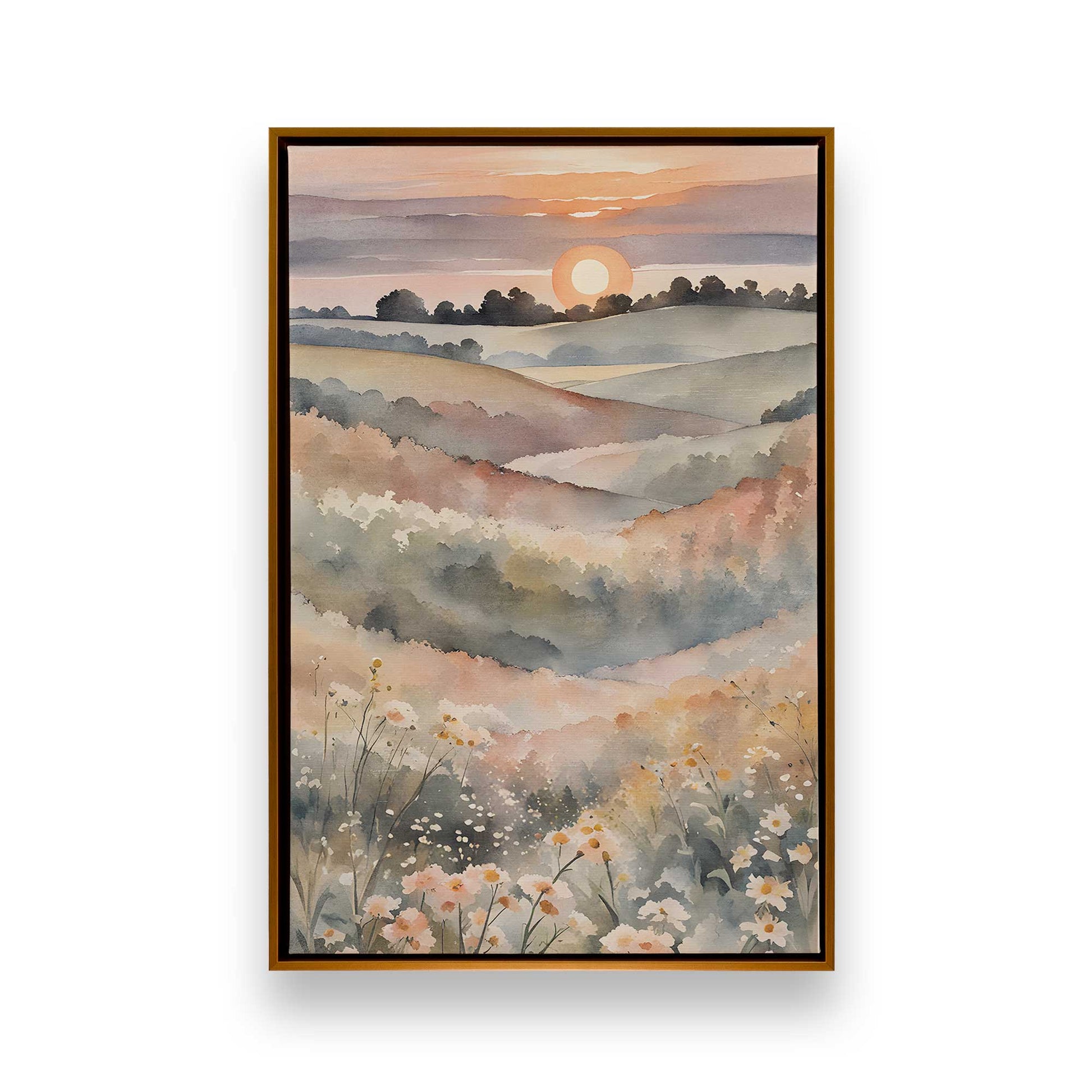 [Color:Polished Gold], Picture of art in a Polished Gold frame