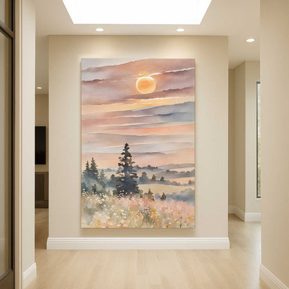 [Color:Stretched Canvas], Picture of art in a room