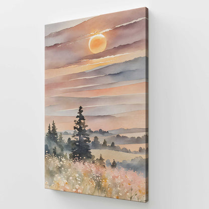 [Color:Stretched Canvas], Picture of art at an angle