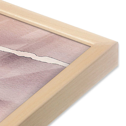 [Color:Raw Maple], Picture of art in a Raw Maple frame at an angle