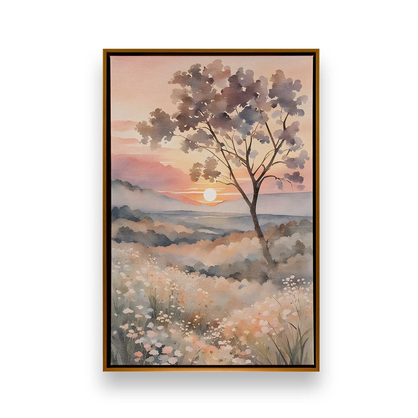 [Color:Polished Gold], Picture of art in a Polished Gold frame