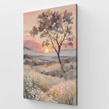 [Color:Stretched Canvas], Picture of art at an angle