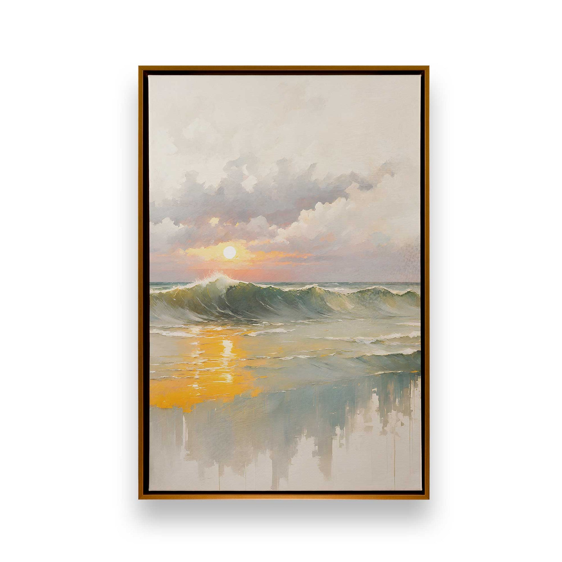 [Color:Polished Gold], Picture of art in a Polished Gold frame