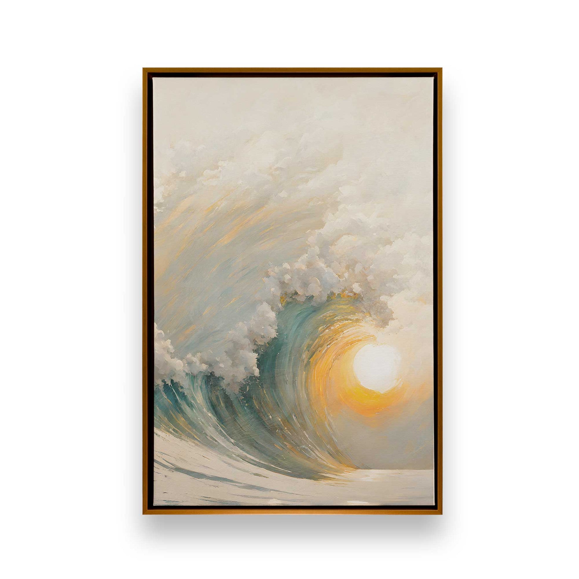 [Color:Polished Gold], Picture of art in a Polished Gold frame