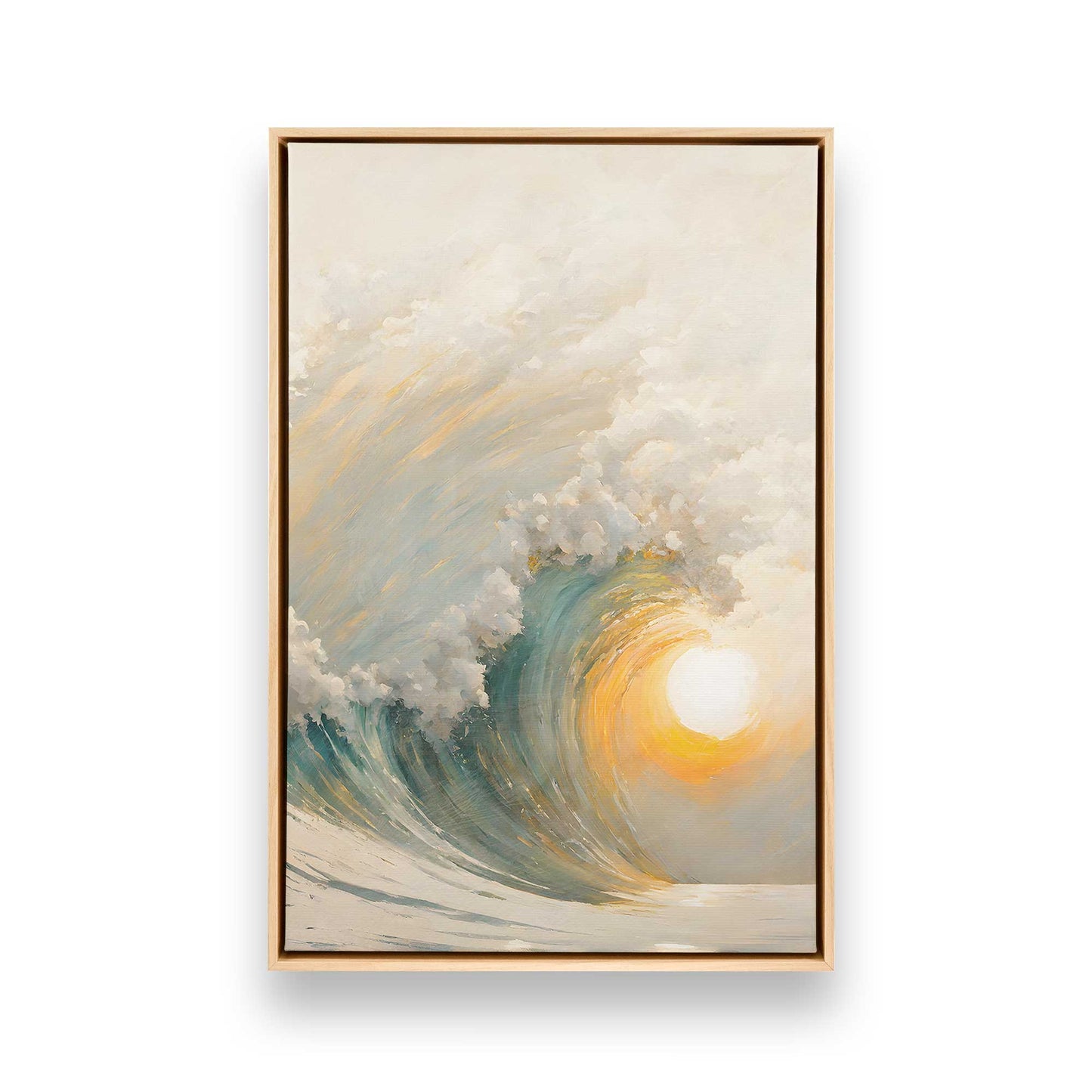 [Color:American Maple], Picture of art in a American Maple frame