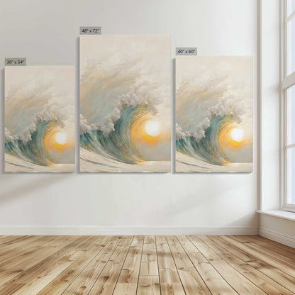 [Color:Stretched Canvas], Image showing the size comparisons