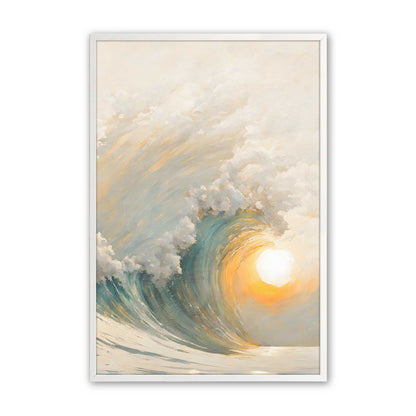 [Color:Opaque White], Picture of art in a Opaque White frame