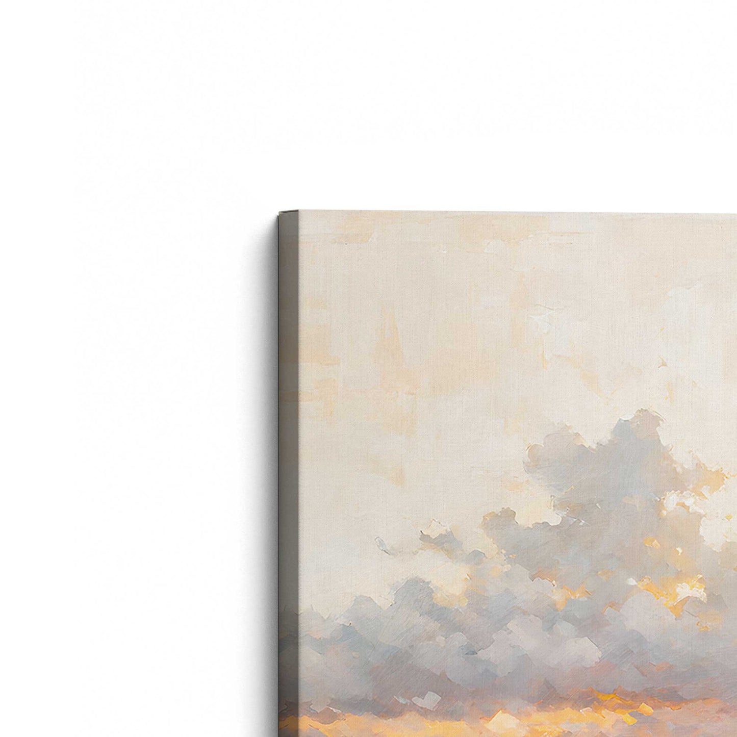 [Color:Stretched Canvas], Picture of the corner of the art