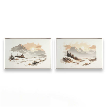 [Color:Opaque White], Picture of art in a White frame