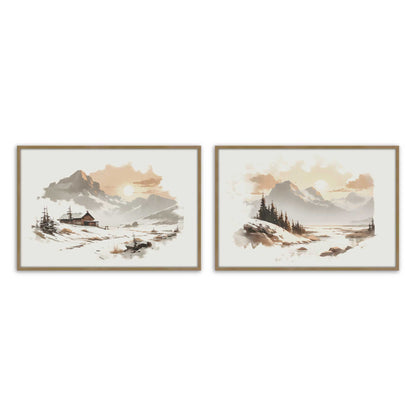 [Color:Brushed Gold], Picture of art in a Brushed Gold frame