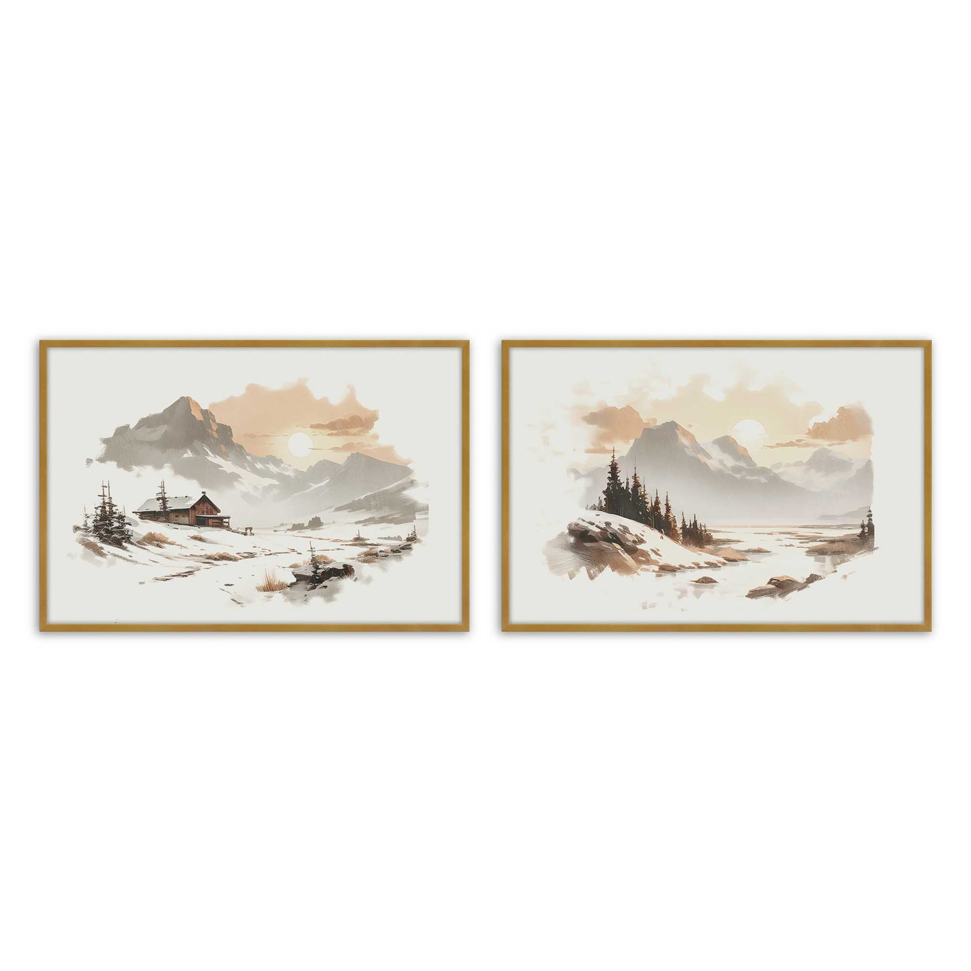 [Color:Polished Gold], Picture of art in a Polished Gold frame