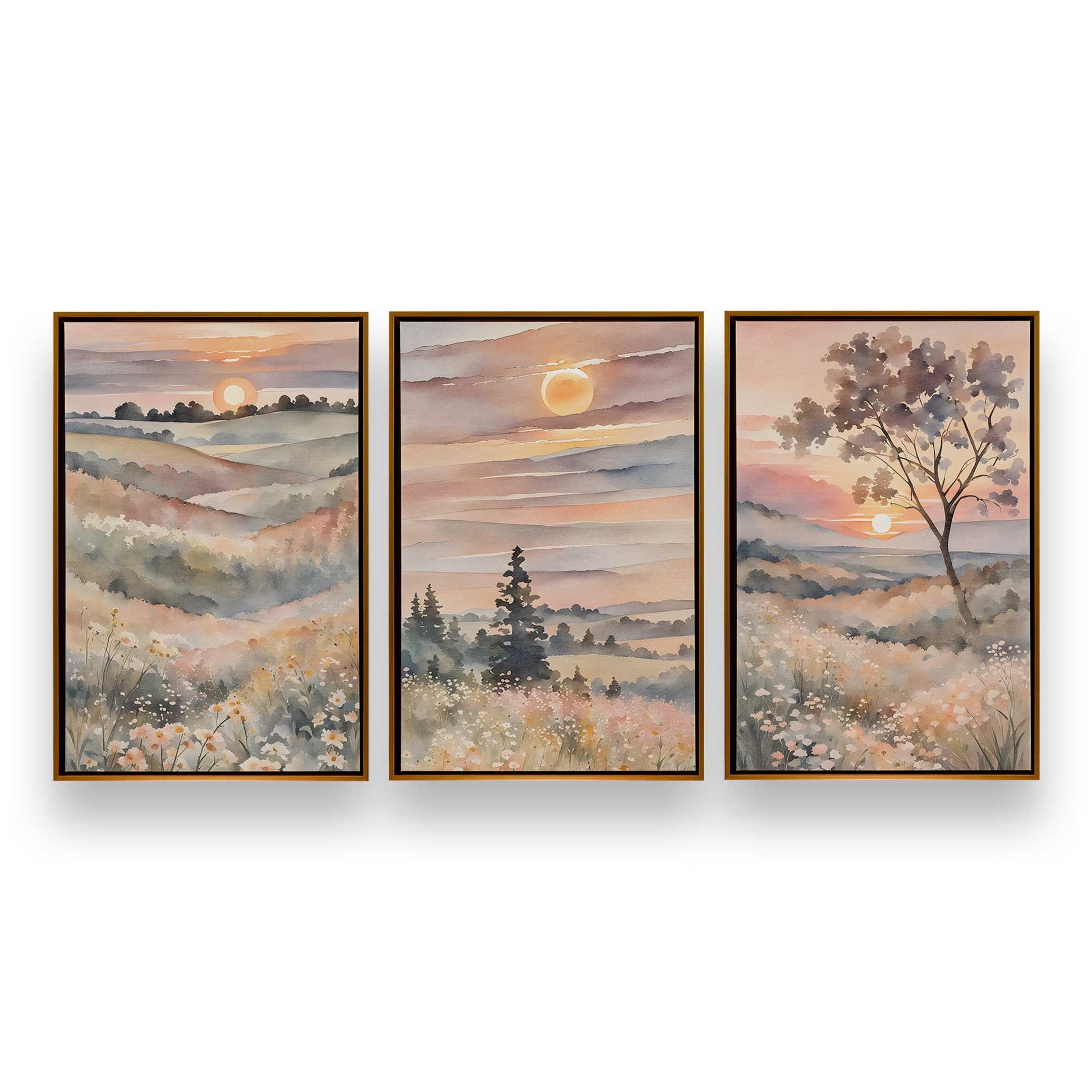 [Color:Polished Gold], Picture of art in a Polished Gold frame