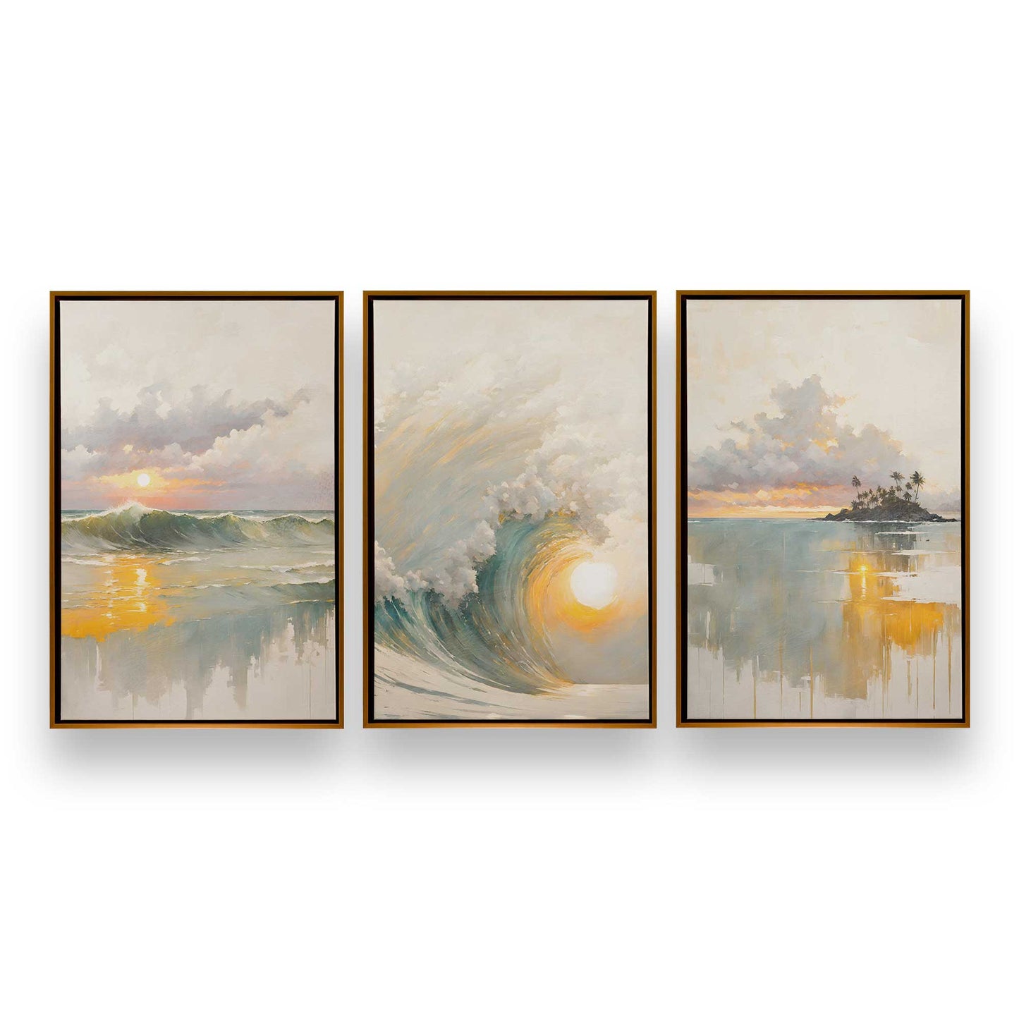 [Color:Polished Gold], Picture of art in a Polished Gold frame