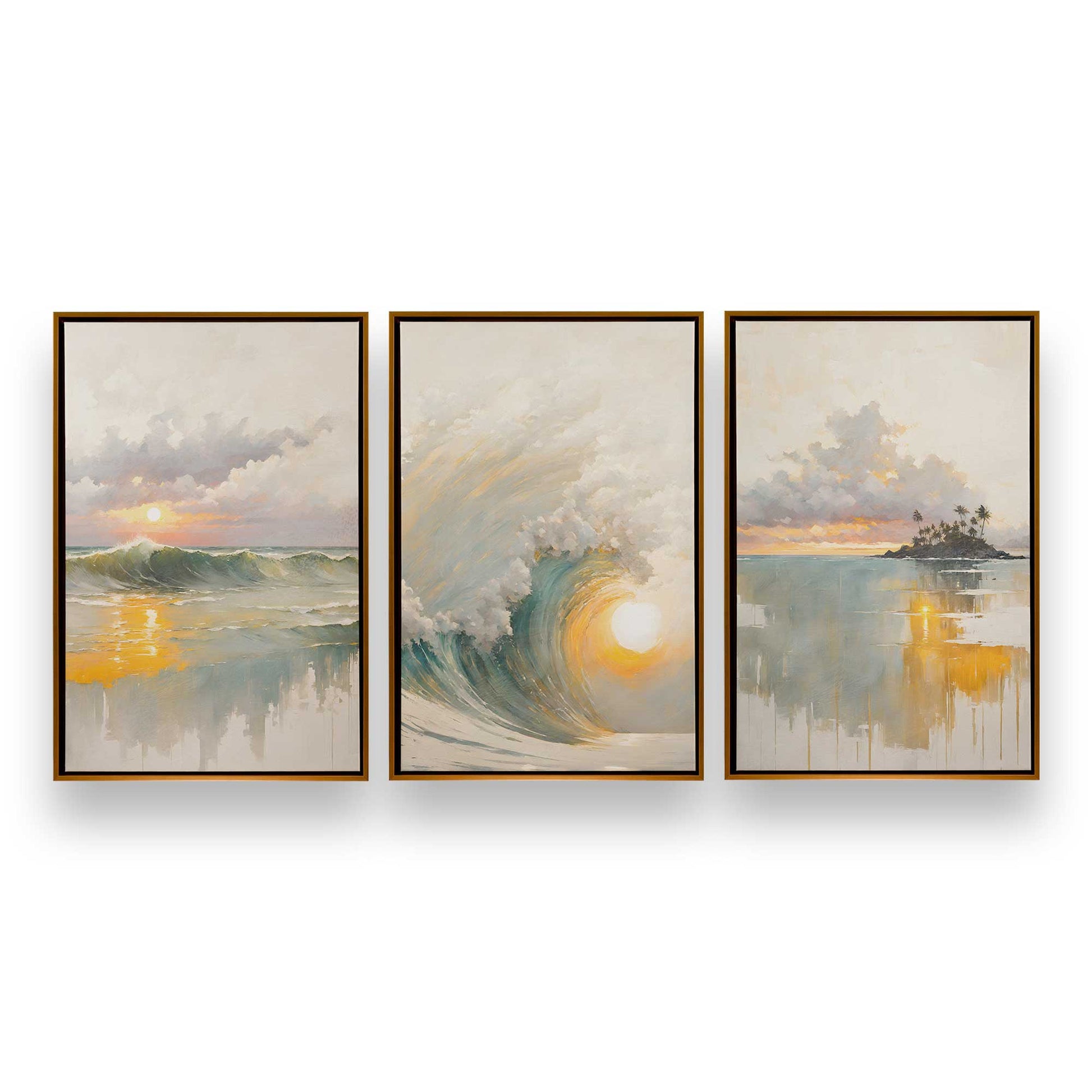 [Color:Polished Gold], Picture of art in a Polished Gold frame