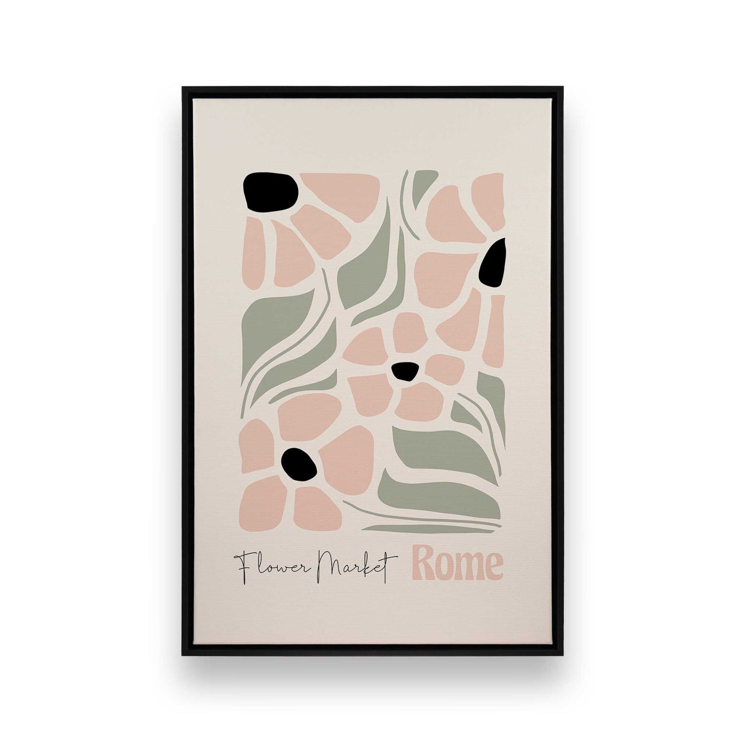 [Color:Satin Black], Picture of art in a Satin Black frame
