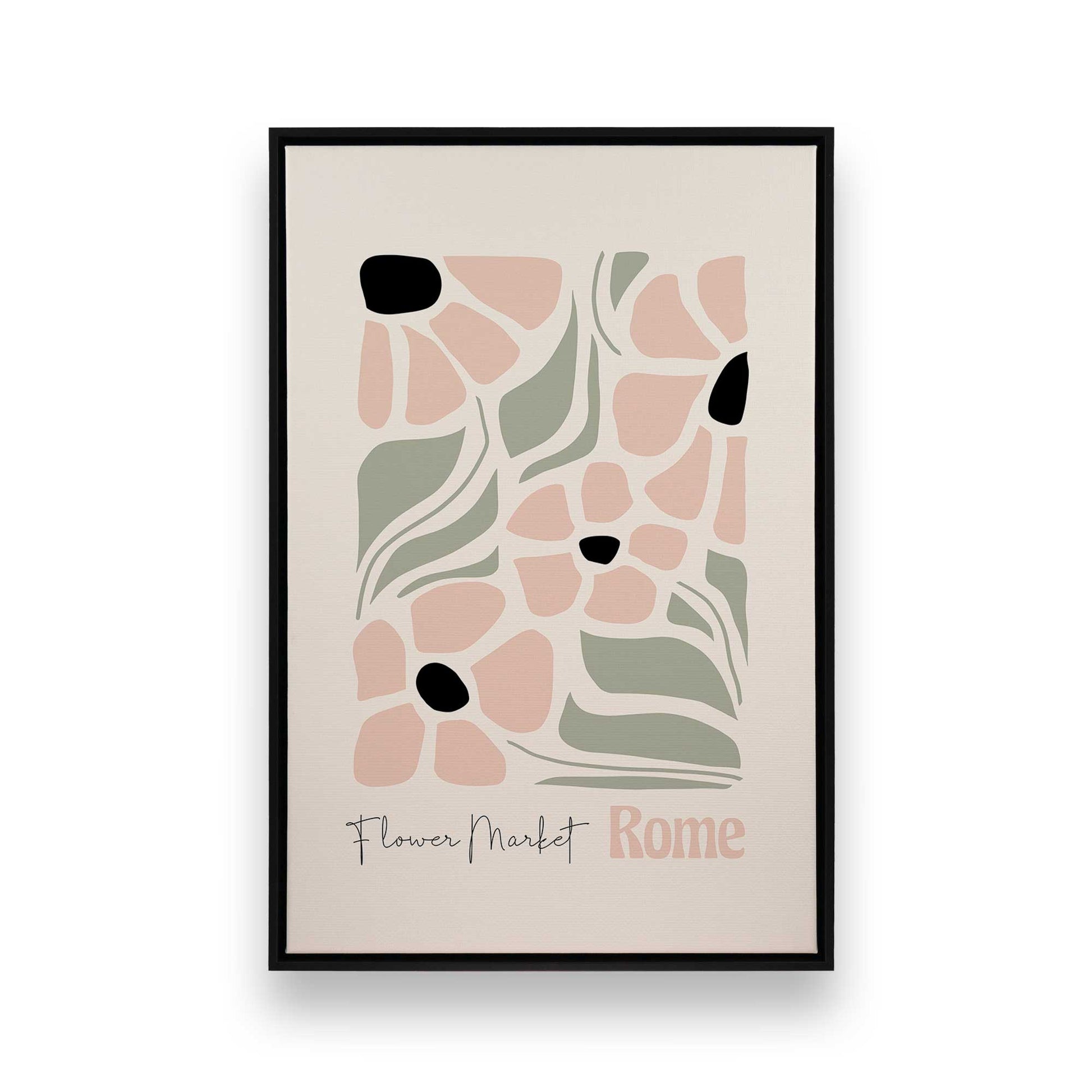 [Color:Satin Black], Picture of art in a Satin Black frame
