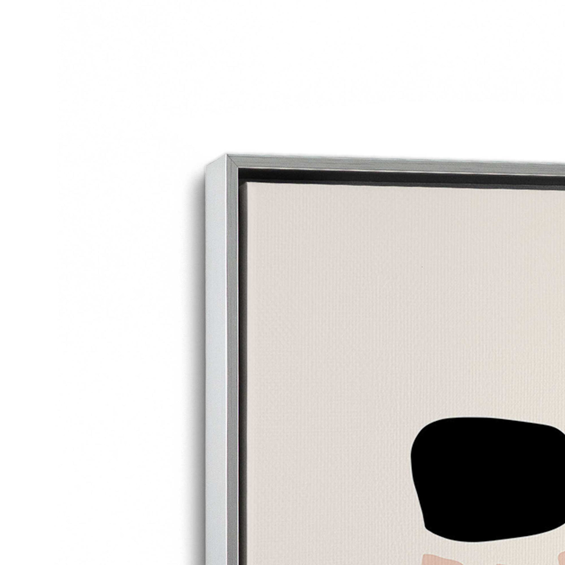 [Color:Polished Chrome], Picture of art in a Polished Chrome frame at an angle