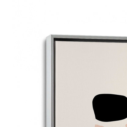 [Color:Polished Chrome], Picture of art in a Polished Chrome frame at an angle