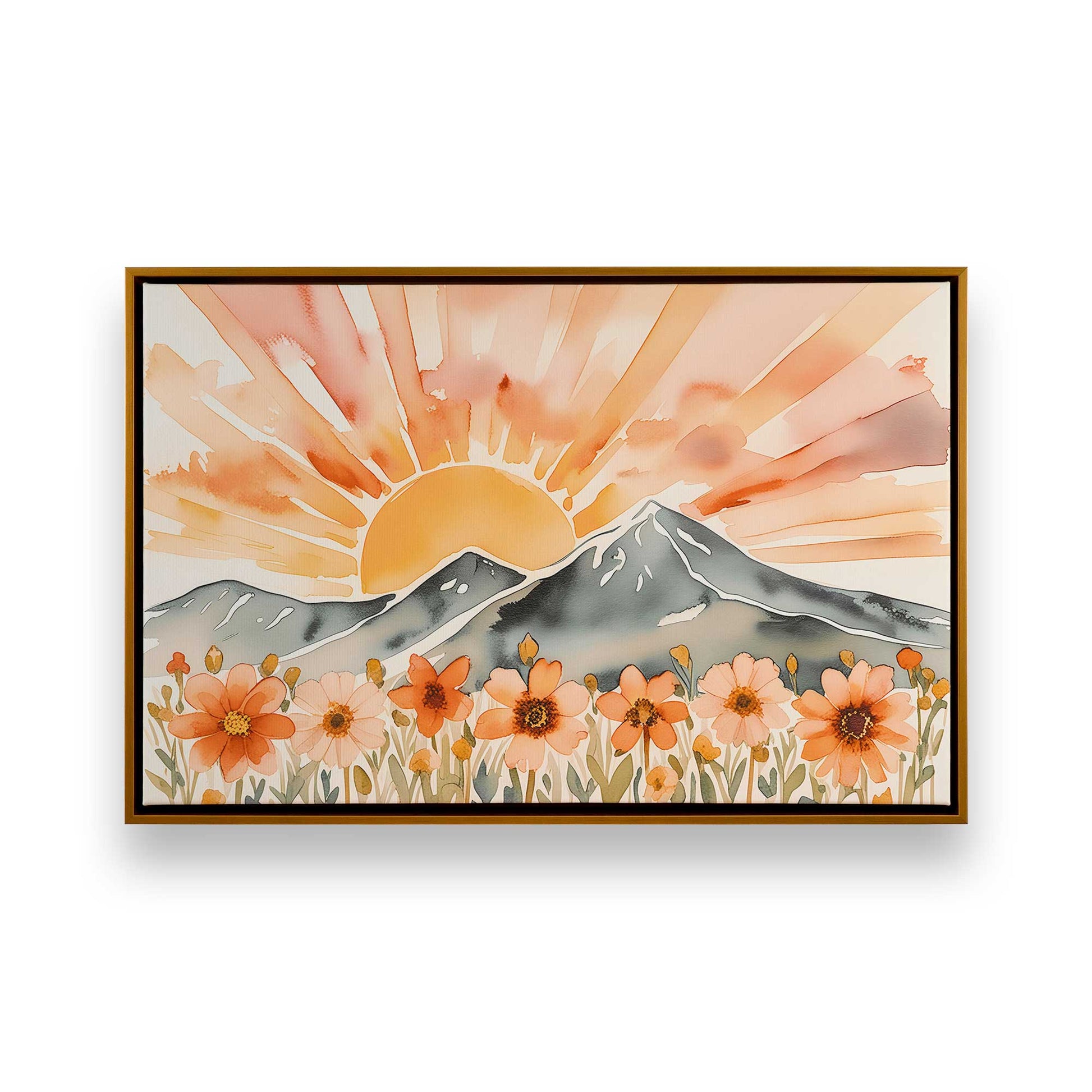 [Color:Polished Gold], Picture of art in a Polished Gold frame