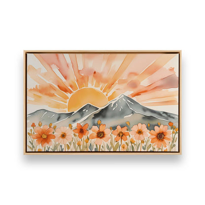 [Color:American Maple], Picture of art in a American Maple frame