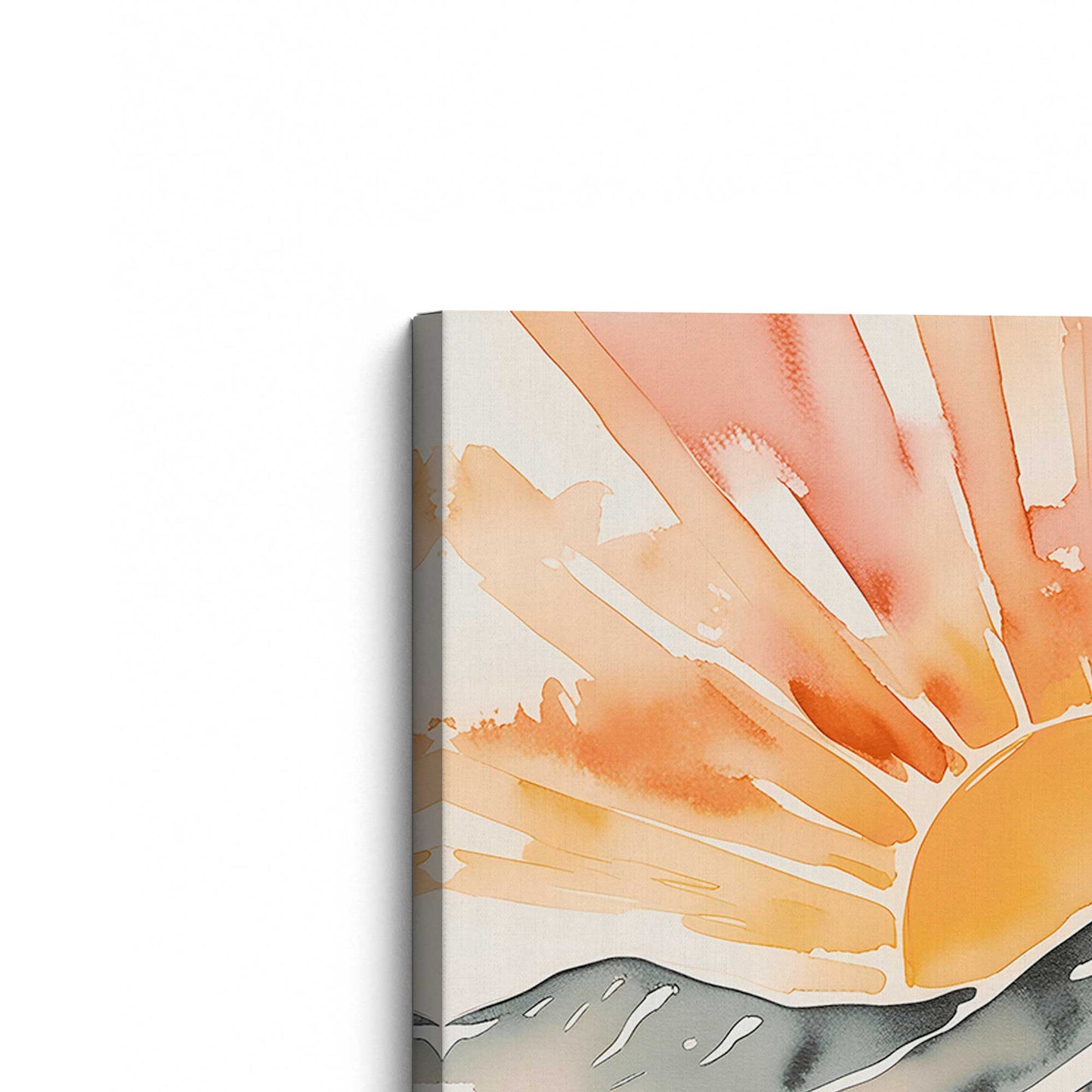[Color:Stretched Canvas], Picture of the corner of the art