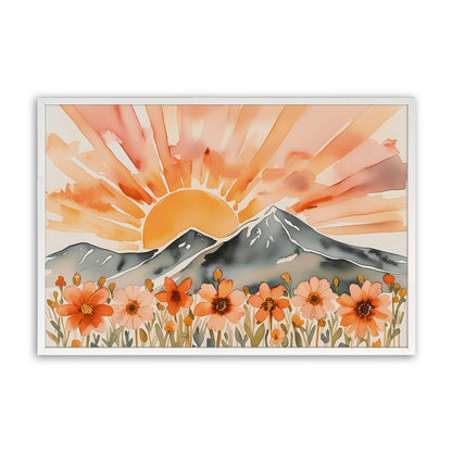 [Color:Opaque White], Picture of art in a Opaque White frame