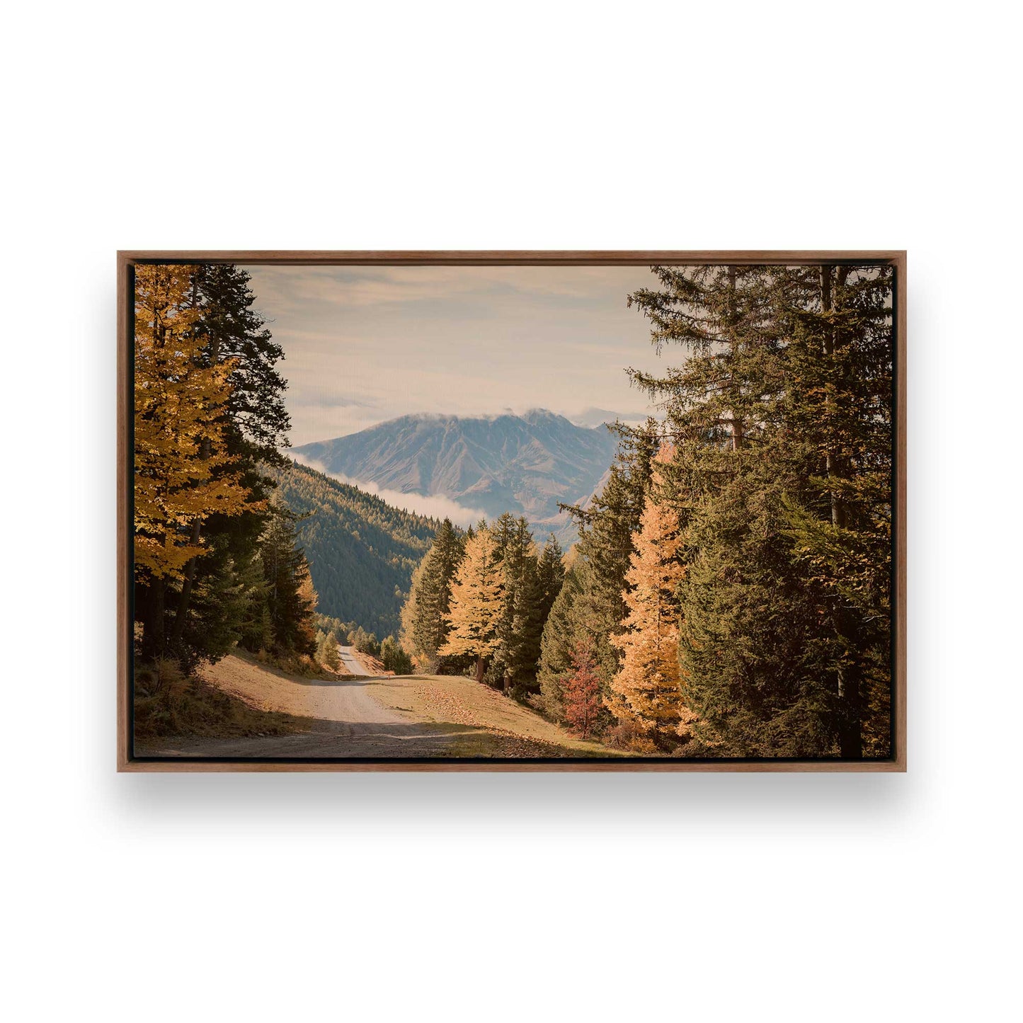 [Color:Walnut], Picture of art in a Walnut frame