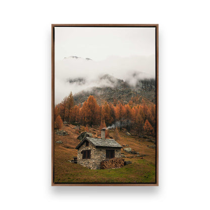 [Color:Walnut], Picture of art in a Walnut frame