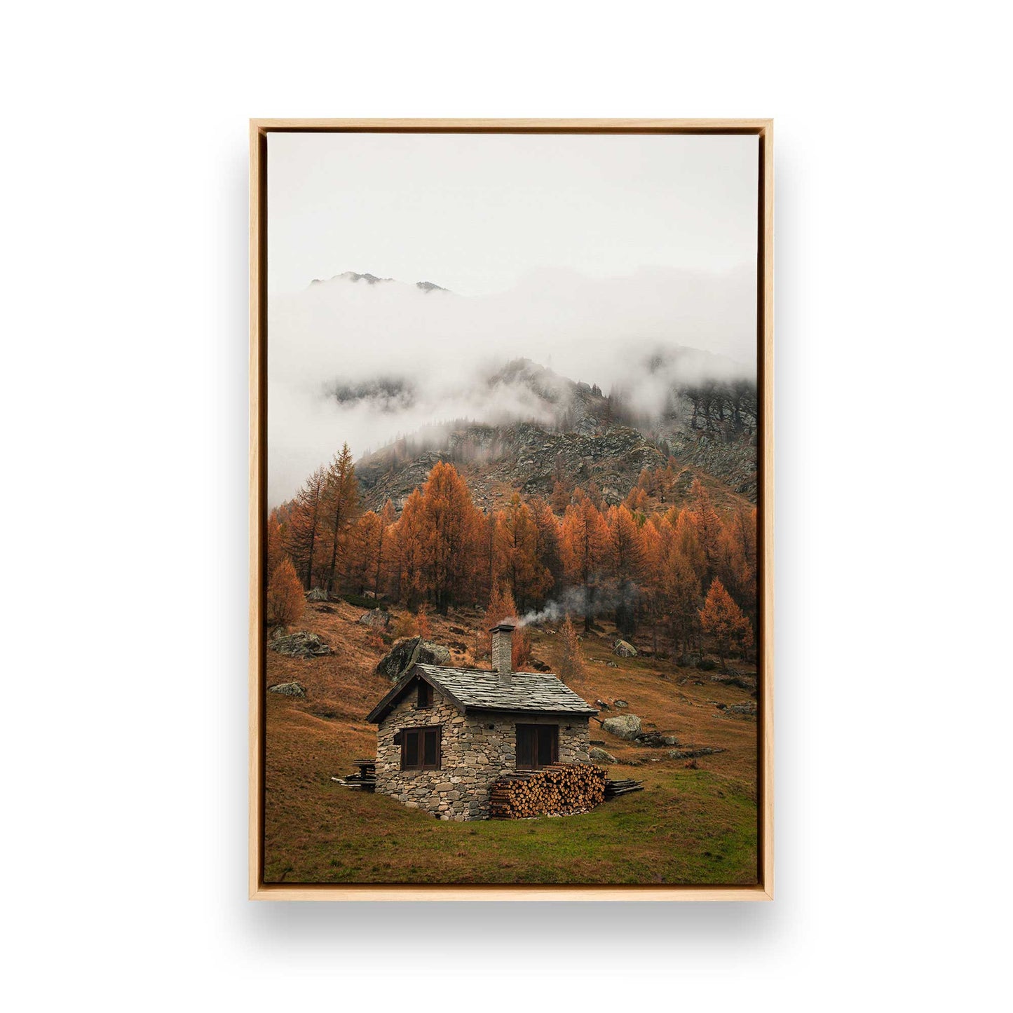 [Color:American Maple], Picture of art in a American Maple frame