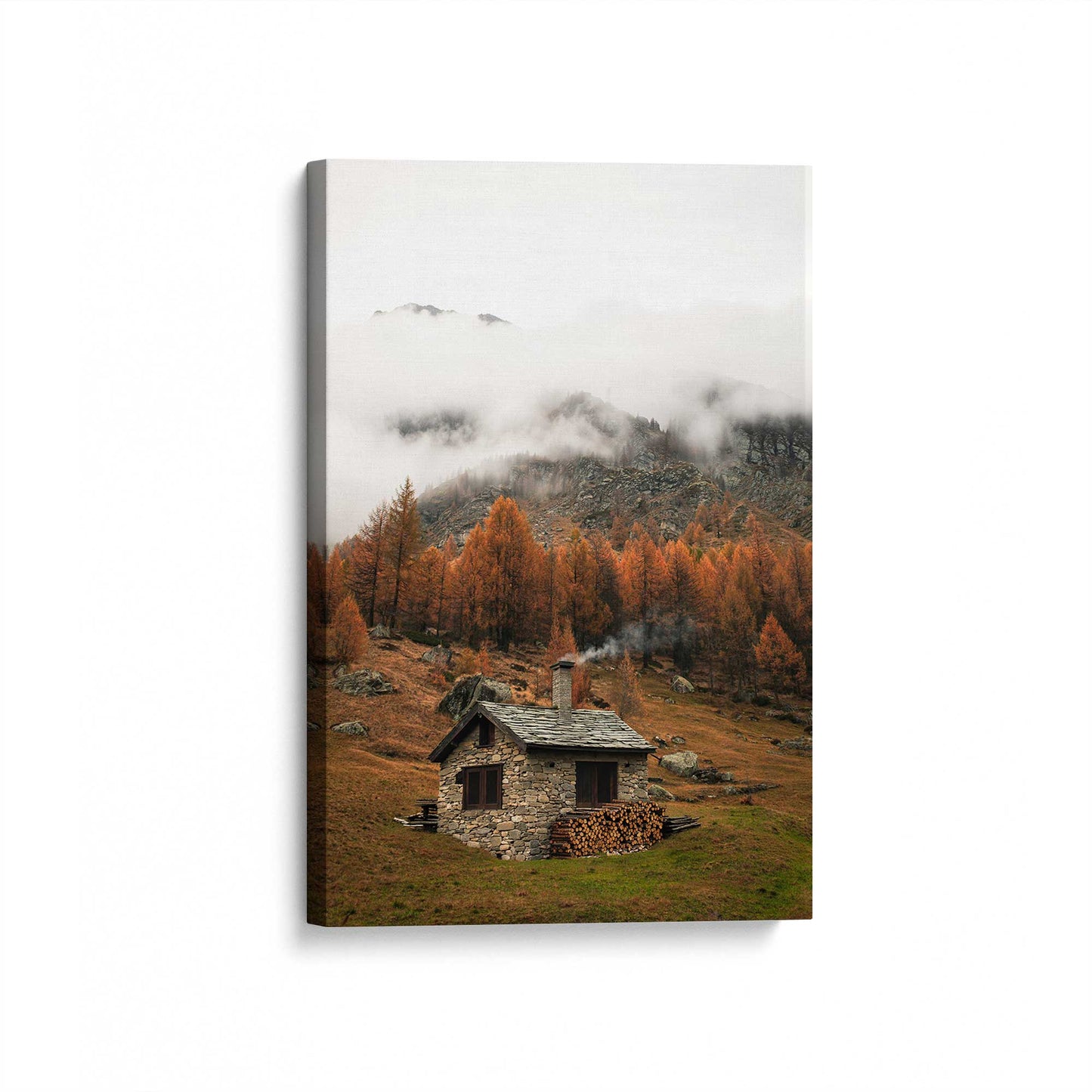 [Color:Stretched Canvas], Picture of art at an angle